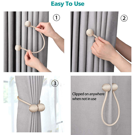 Home Essentials Magnetic Curtain Buckle