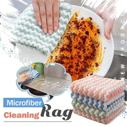 Multipurpose Microfiber Cleaning Rag For Home (12 Pcs.)