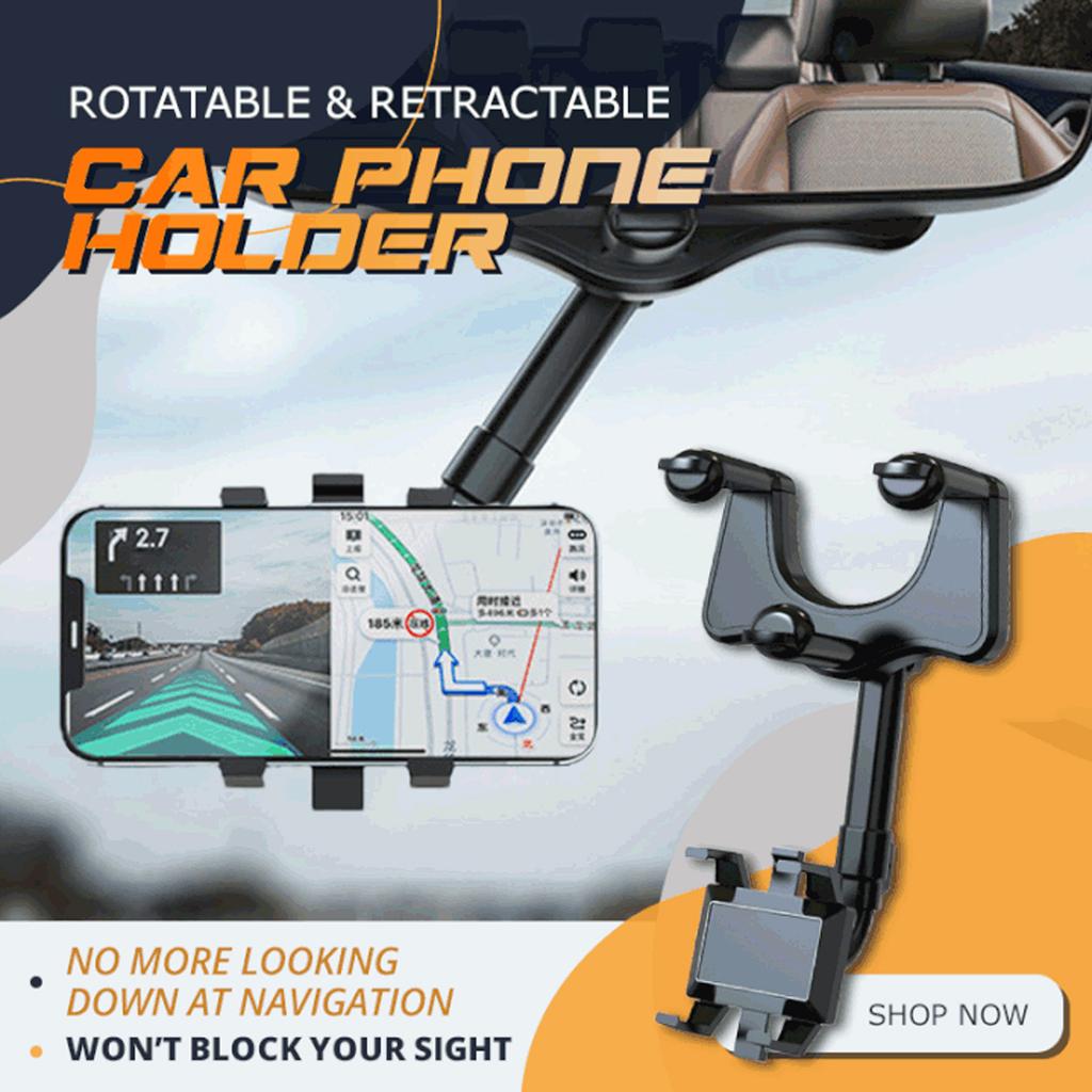 360 Rotatable And Retractable Car Phone