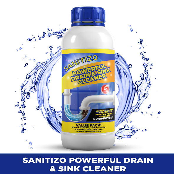 Sanitizo Powerful Drain & Sink Cleaner (Pack of 2)