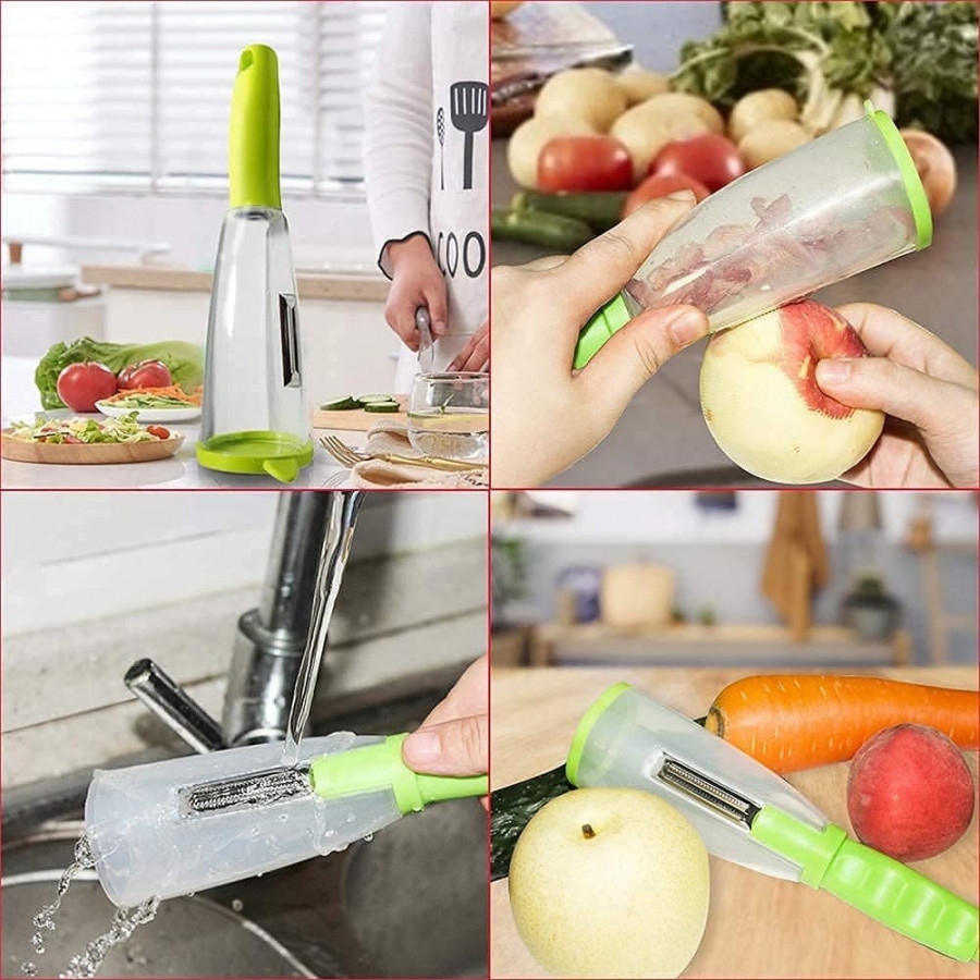 Vegetable Peeler with Container – Everyday Free Item